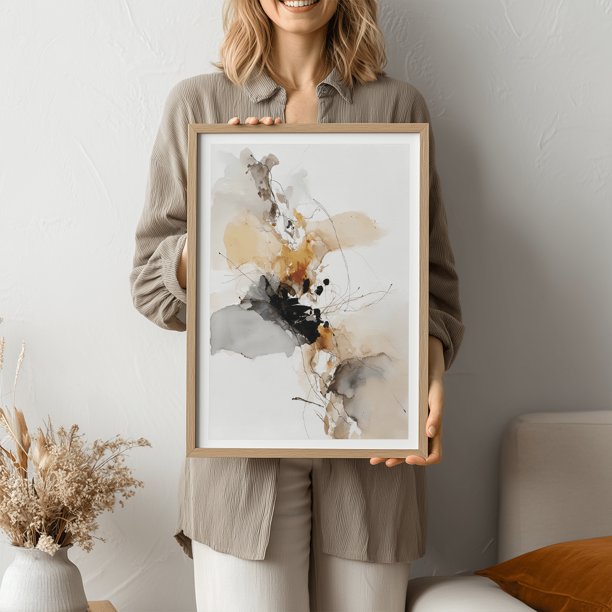 Abstract Expressionism Line Art