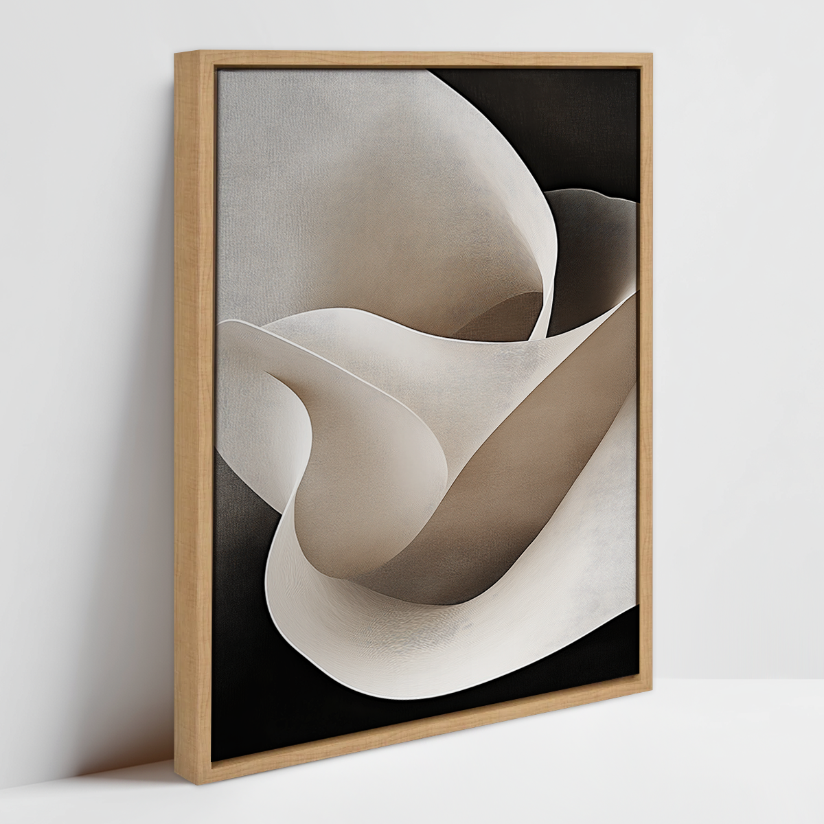 Abstract Rose Petal Wall Art