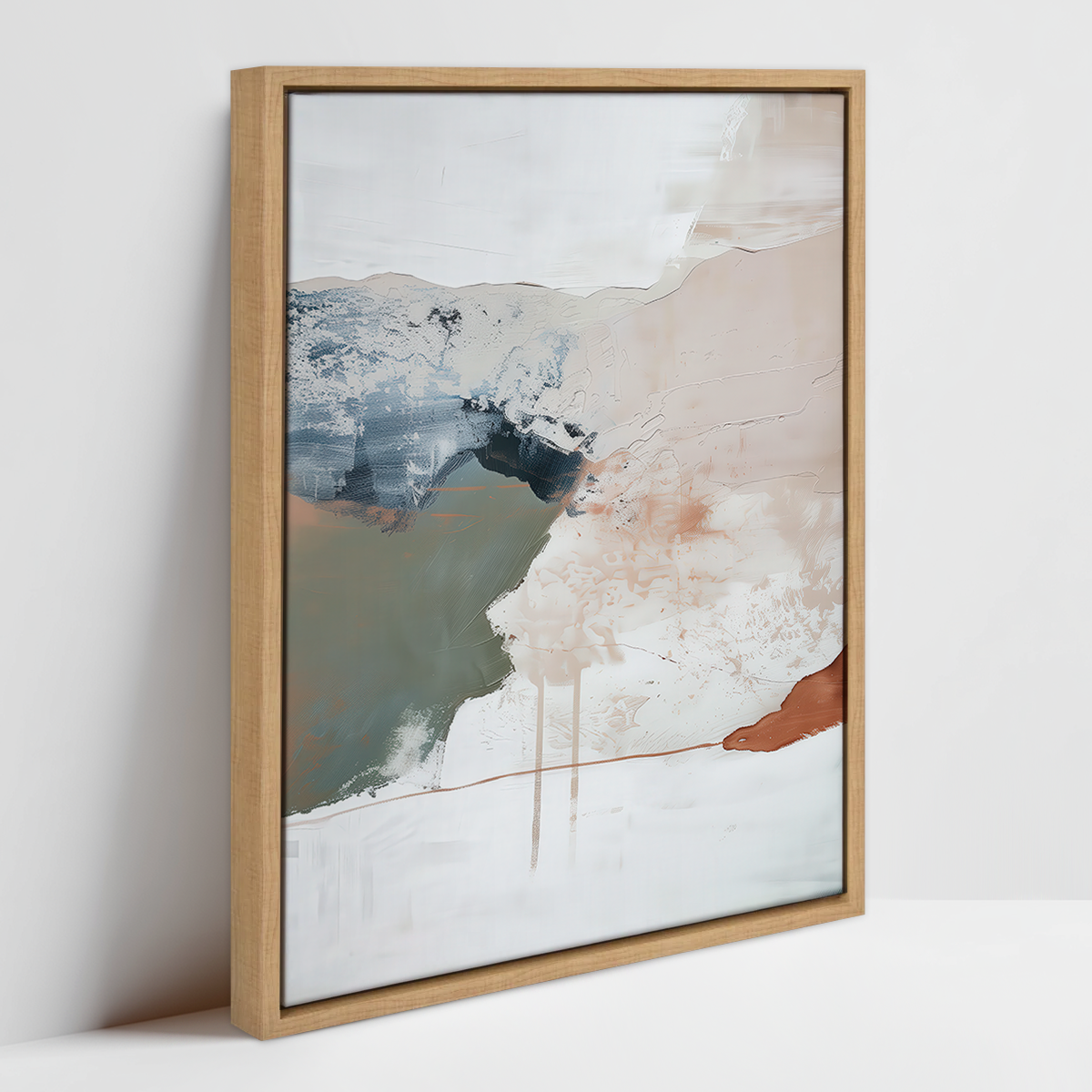 Framed Neutral Canvas Print