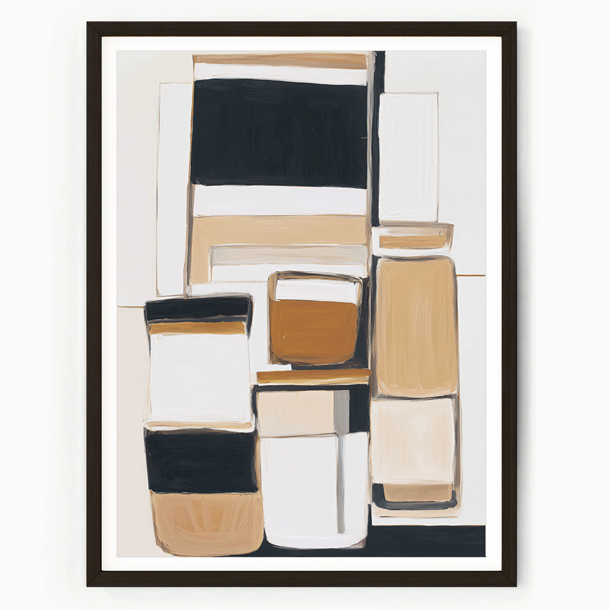 Geometric Neutral Print