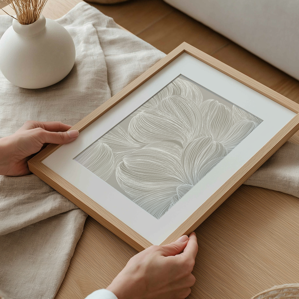 Minimalist Line Art Print | Abstract Botanical Wall Art