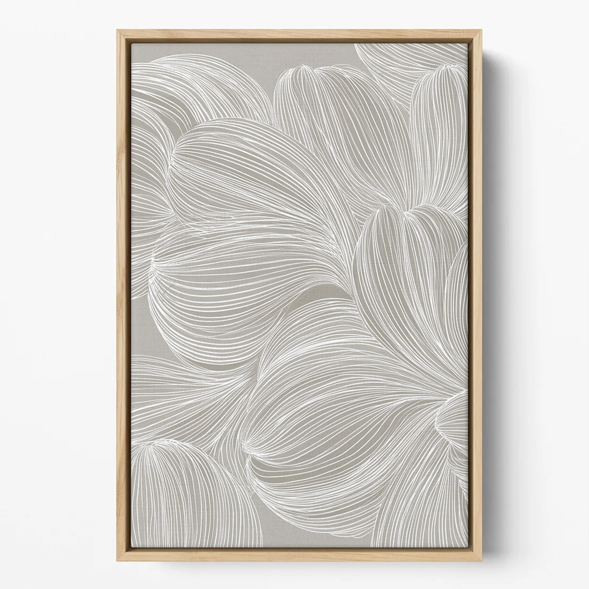 Minimalist Line Art Print | Abstract Botanical Wall Art
