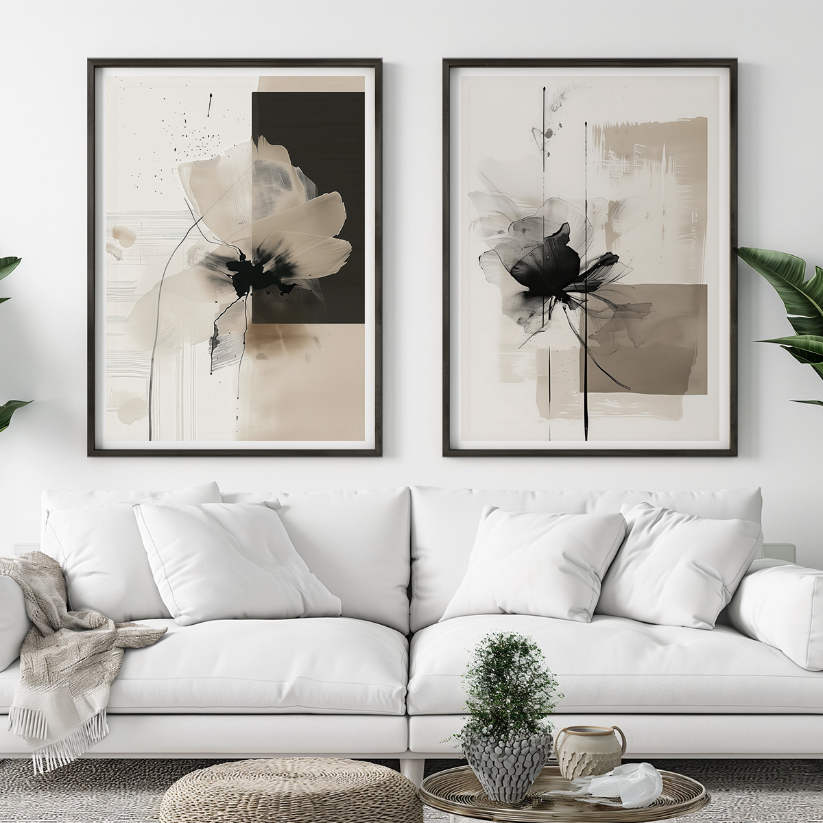Minimalist Flower Art Prints
