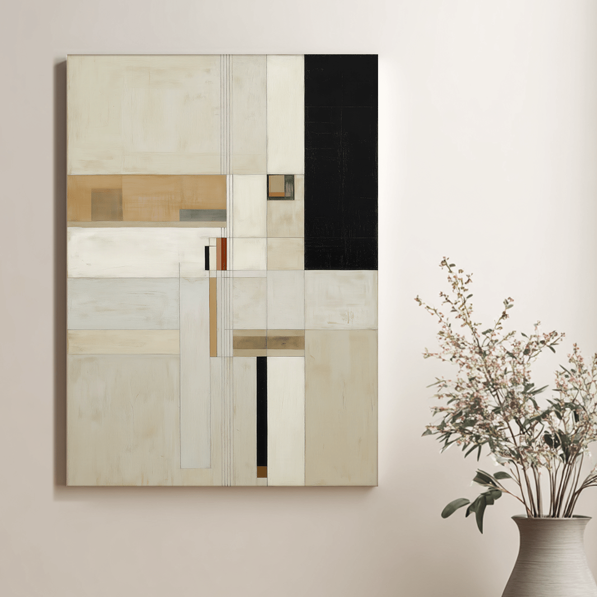 Modern Geometric Canvas Wall Art