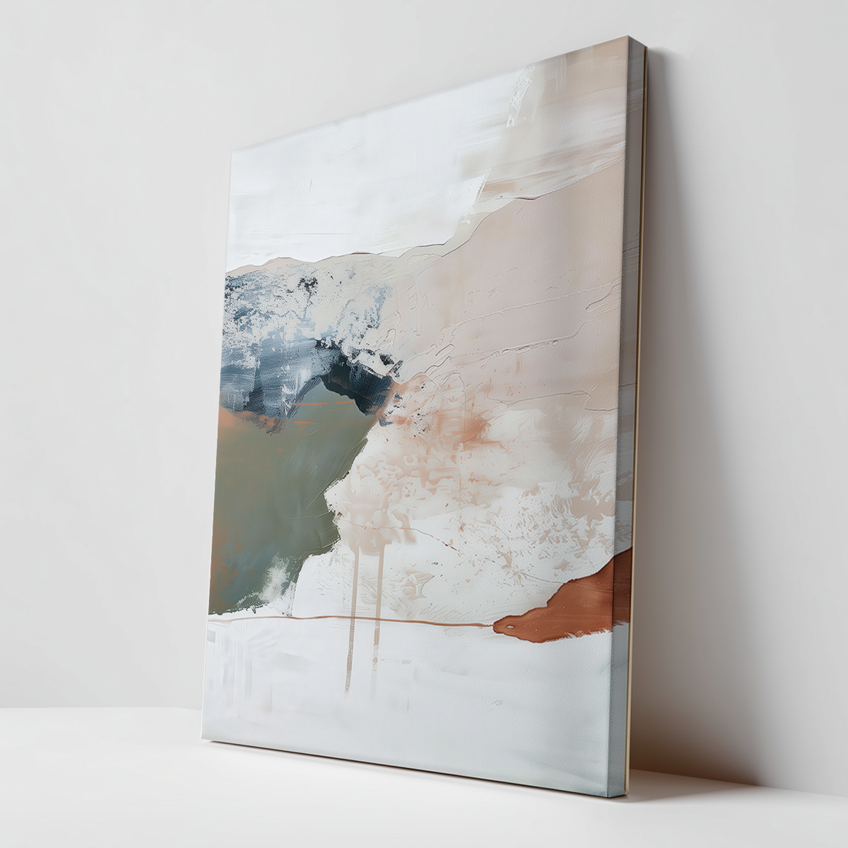 Modern Textured Abstract Art Canvas Print 