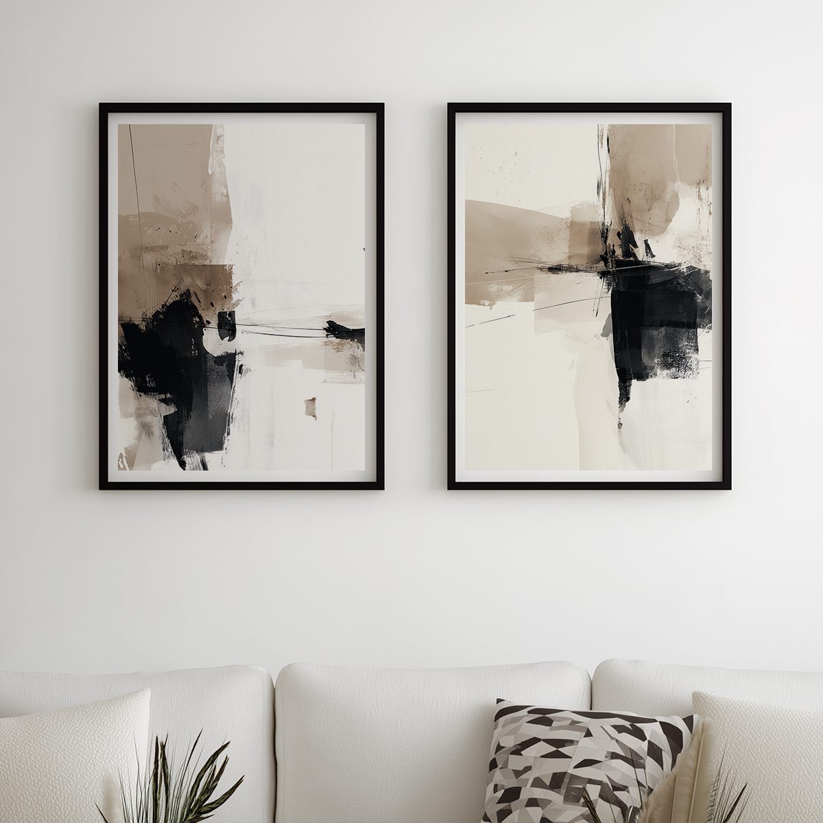 abstract framed artwork for home decor