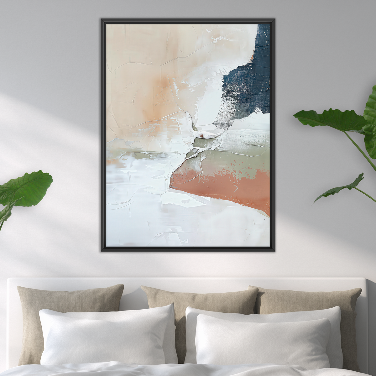 abstract large canvas wall art interior