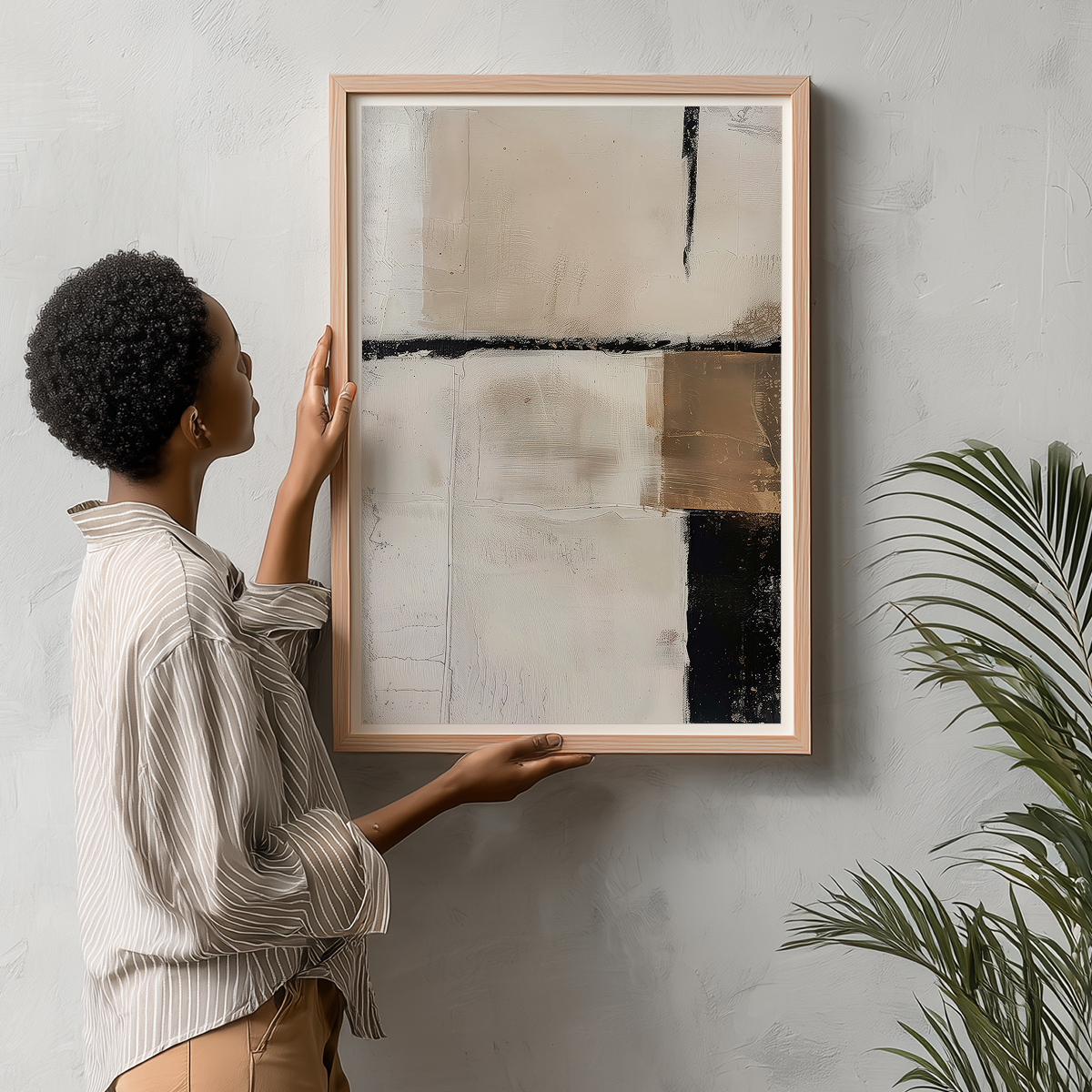 affordable Scandinavian rustic wall art print