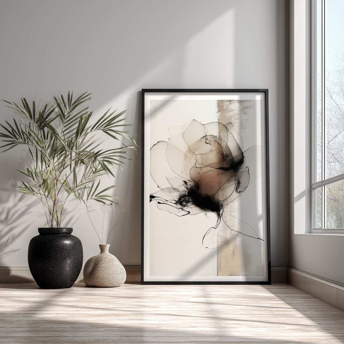 botanical abstract art prints printable