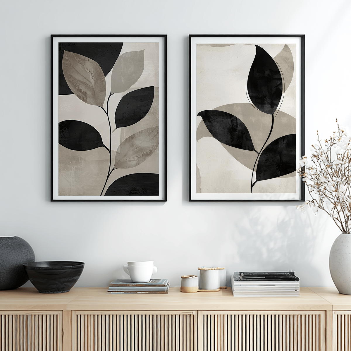 botanical prints wall art for living room
