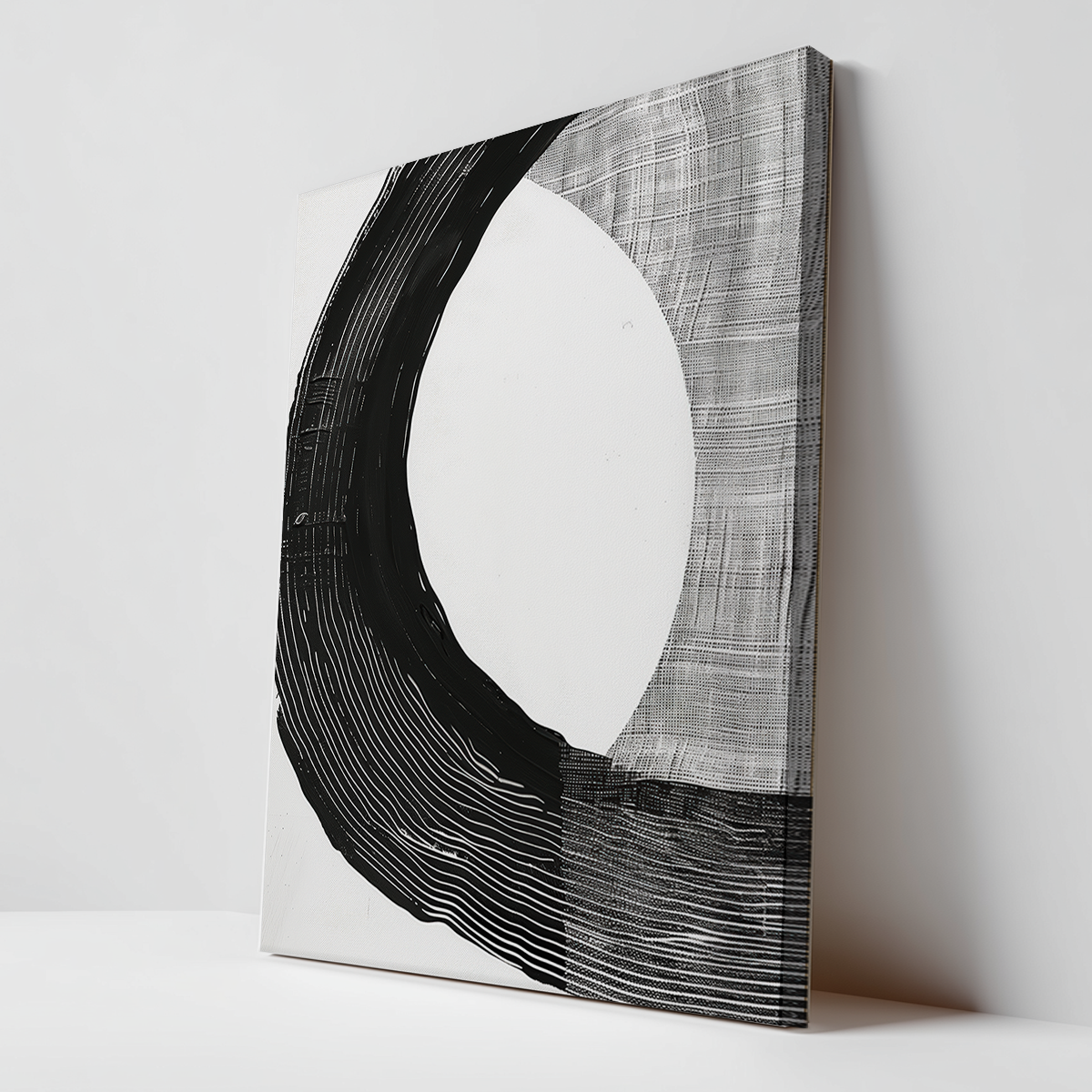 brush stroke minimalist canvas