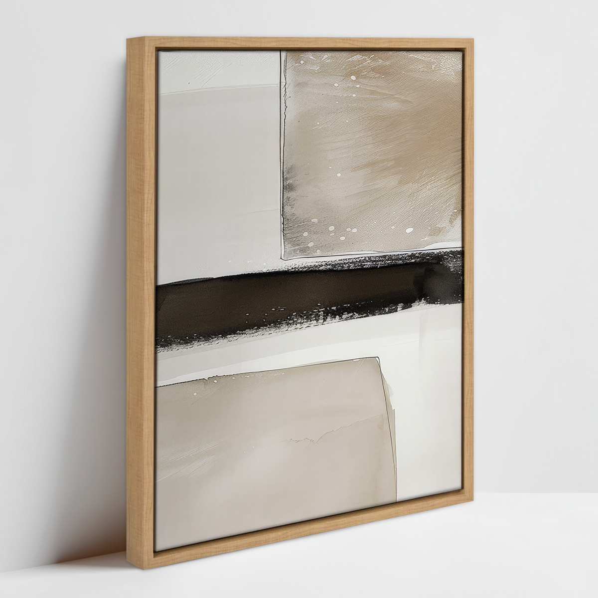 calming neutral wall art for bedroom