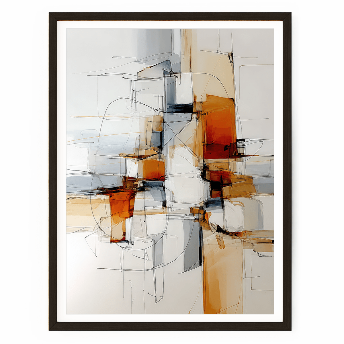 contemporary abstract expressionism wall art