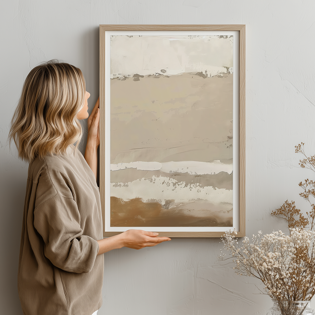 contemporary wall art decor styling