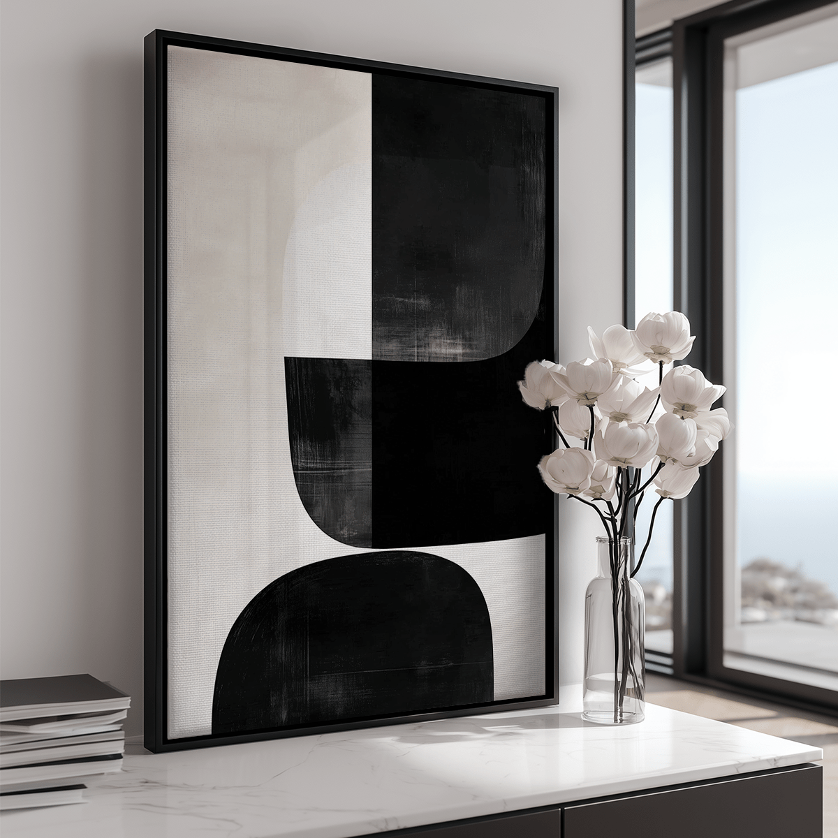 Minimalist Bauhaus Abstract image 1