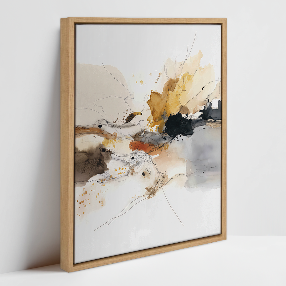 framed wall art abstract