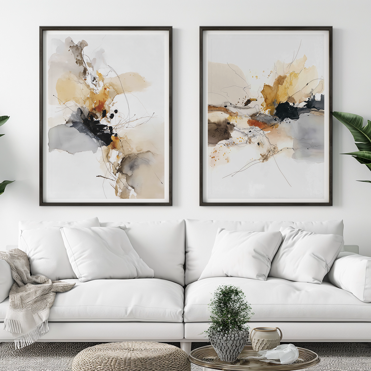 large abstract wall art for living room