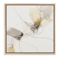 line abstract framed canvas wall art