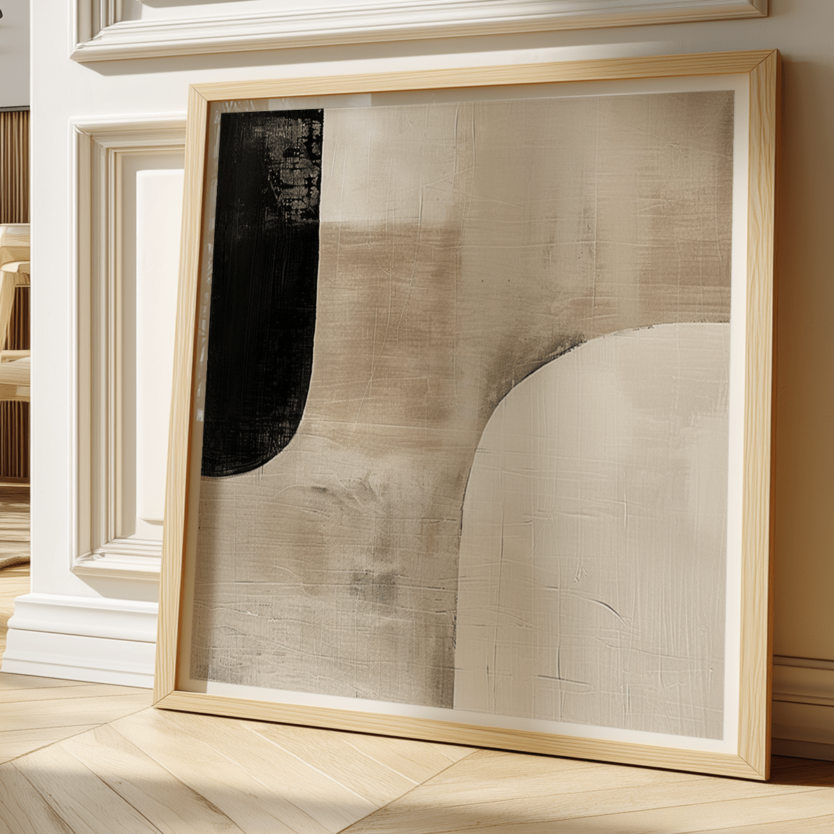 minimalist canvas wall art for living space