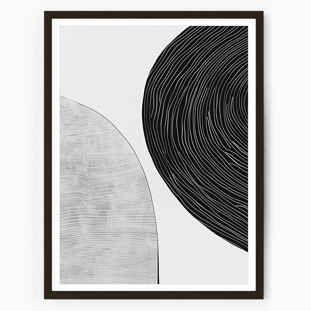 modern brush stroke abstract wall decor