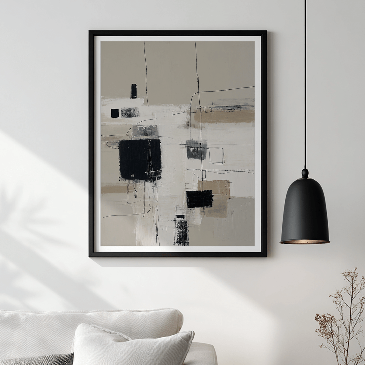 modern organic wall art