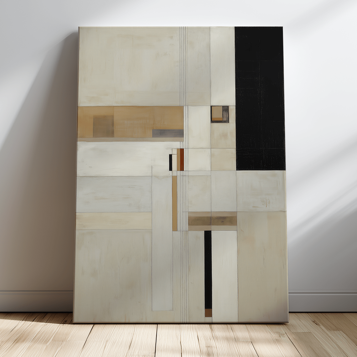 simple geometric wall art