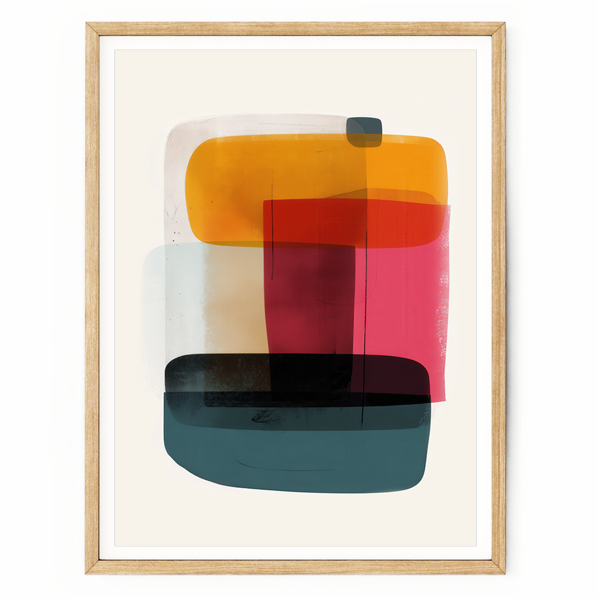 soft minimalist wall art for bedroom wall