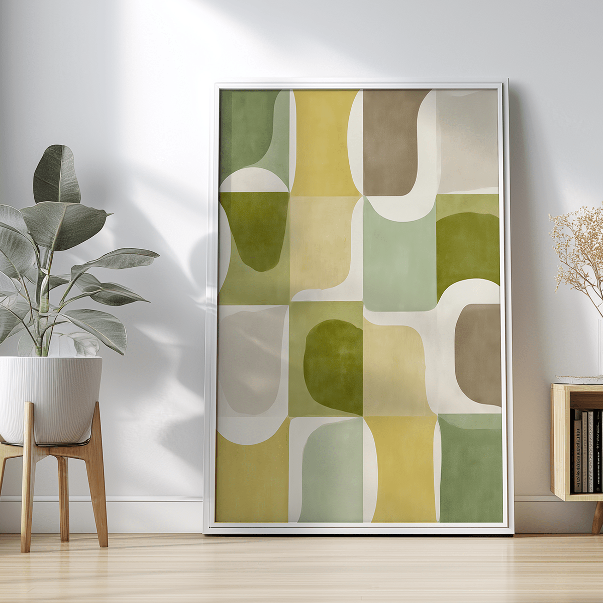 vibrant abstract wall art for office